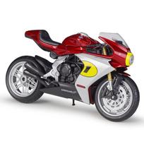 WELLY 1/12 MV Agusta Superveloce Ago Alloy Racing Motorcycle Model Diecast Metal Street Motorcycle Model Simulation Kids Toy Gif raudona