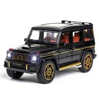 1/24 Alloy Die-cast Benz G63 Car Model Simulation Sound and Light Off-road Vehicle Toys Children's Birthday Gift Christmas juoda
