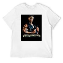 Commando filmo plakato grafika T-shirt anime t-shirt vyriškas medvilninis S