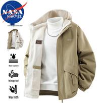 NASA MARVEL Men's Reversible Winter Jacket L