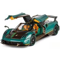 1/32 Pagani Huayra Superautomobilio Metaliniai Modeliai & Žaislinės Transporto Priemonės Metalo Automobilio Modelis Amortizatorius Garsas Šviesa Kolekcija Automobilio Žaislai Dovana žalia