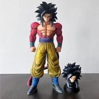 Dragon Ball Z Ssj4 Goku figūrėlė Pakeičiama galva Super Saiyan 4 Goku veiksmo figūrėlės Kolekcionuojamas režimas Žaislai Dovanos