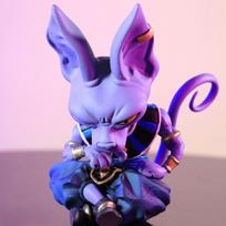 14cm Anime Dragon Ball Super Beerus Sitting Posture Anime Figure Action  Figure Brinquedos Model Toys Doll Room Decoration Gift NO Box