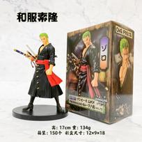 17CM Anime One Piece Roronoa Zoro Figure Art King Sauron Wano Country Anime Model Toy Gift Collection Action Figure No box