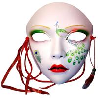 Chinese Styles Mask Halloween Mask Full Face Mask Anime Mask Masquerade Mask Cosplay Mask Party Mask Carnivals Mask