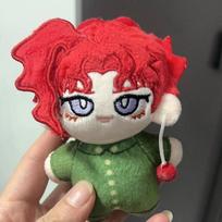 10cm Mini JoJo's Bizarre Adventure Plush Doll Pendant Cute Kakyoin Noriaki Stuffed Doll Printed Toys Fans Birthday Gift Collect 10cm