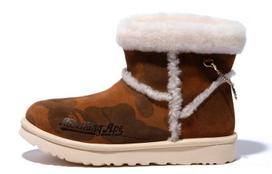 UGG X Bape Classic Mini Fleece Lined Brown 1104639 41