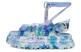 UGG Collina Strada GoldenGlow Sandal Blue Floral Women's 1165750-BLFL 37