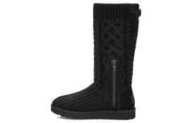 UGG Classic Cardi Megzta su pynėmis Batai Juodi Moteriški 1146010-BLK 37