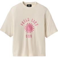 UGG T Shirts Unisex Cream Crew Neck Moderate Straight Fit 1175129-LWD M