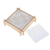6pcs Mirror Surface Crystal Epoxy Mould DIY Mould Durable Silicone Resin Casting Mould Shaped Design Ash Storage Box Mould balta