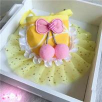1pcs Pet Dog Cat Bibs Dog Bandana Bibs Scarf 7 Colors Sweet Collars For Small Dogs Neckerchief Bib Pets Dogs Cats Accessories G3 (YELLOW,13x9x40cm 2.5kg) geltona