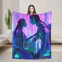 AVATARS WAY OF WATER Vishnu Narayanan Blanket Quality Warm Cozy  Throw Blanket Winter Picnic Home Decor Print Bedspread 75x90cm