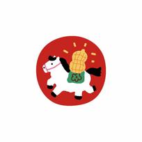 Cute Cartoon Pony Placemat Anti-scalding Water Absorbent Table Mat Multipurpose Blessing Tableware Pad Dining Table (as the picture,other)