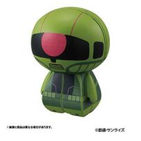 Charaction CUBE Mobile Suit Gundam Zaku II MS-06F žalia