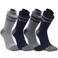 [Arnold Palmer] 3 Pairs Anti-Twist Men's Ringle Toe Socks Long BA007 BA007_3 pairs of long knee pads