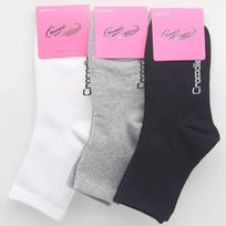 3 pairs of Crocodile women's mid-calf socks Bulk order (price for orders of 100 or more)