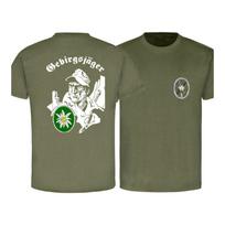 Gebirgsj?ger Veteran Bundeswehr Alpen Bayeemrn Gams Edelweiss T-Shirt S įvairiaspalvis