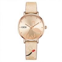 Gadi New Chinese Style Woman Watch With Quartz Movement And Waterproof Feature For Fashionable Ladies