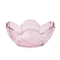 8pcs Hammer Pattern Cherry Blossom Sauce Dishes Japanese-style Plastic Sauce Bowl Transparent Fruit Salad Bowl Restaurant rožinė