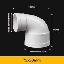 New PVC Pipe Reducing Elbow 2 Way White Pipe Fitting Corner Fittings Pipe Furniture Garden Support Structure