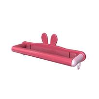 High Quality Wall Mount Shoes Shelf Punch Free Rabbit Ear Slippers Storage Rack Retractable Multifunctional Towel Storage Shelf rožinė