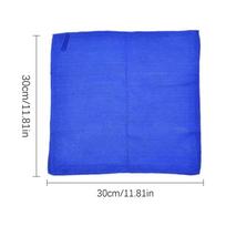 Clay Bar Towel Microfiber Fine Grade Synthetic Mitt Auto Detailing Towel for Interior Carpet Glass Paint Wheel Engine Home mėlyna