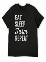 Eat Sleep Farm Repeat - Funny Farmer T-Shirt Anime Figures Anime Tshirt Plain T Shirts unisex S įvairiaspalvis