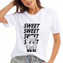 Sushi Lover Wounisex's Cotton T Shirt, Premium Cotton Quality Print, Durable And Cute, Casual Fashion, Featuring Adorable Sushi Rolls, Wasabi, And Soy S įvairiaspalvis