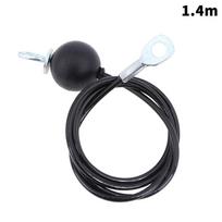 Fixed/Adjustable Fitness Machine Replacement Cable 1.4/1.8M Diy Gym Steel Wire Rope High Load Bearing Heavy Duty Pulley Cable Fixed style 140cm