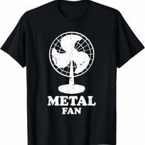 Metal Fan Funny Heavy Metal Music T-Shirt,100% Cotton S įvairiaspalvis