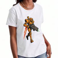 Robot Head unisex's Cotton T Shirt, Pure Cotton Premium Print, Durable, Casual And Fashionable, Featuring A Futuristic Robot Head Design, Stylish And S įvairiaspalvis