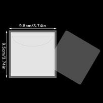 1pcs Universal Car Styling Insurance Stickers Tear-free Bag Car Windshield ESD Sticker Accessories