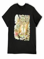 Flopsy, Mopsy And Cottontail Picking Berries T-Shirt Summer Top Summer Tops Quick Drying unisex's Clothing S įvairiaspalvis