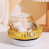 Performance Props Sultan Turban Hats Headpiece Arab Headwear Indian Cap  Cosplay Carnival auksas