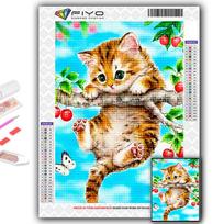 Diamond Embroidery Cute Little Animals Cat, Dog, Panda 5D DIY Diamond Painting Cross Stitch Rhinestone Full Round 20X30CM