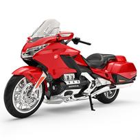1/9 HONDA Gold Wing GL1800 Lydinio Gatvės Motociklo Modelis Diecast Metalas Laisvalaikio Turistinis Motociklo Modelis Garsas Šviesa Vaikų Žaislas Dovana raudona