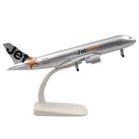 1/400 A320 Jetstar Airlines Modeliniai Lėktuvai 20CM Aliuminio Metalo Lėktuvai Ornamentas Kopija Lėktuvo Modelis Su Stovu