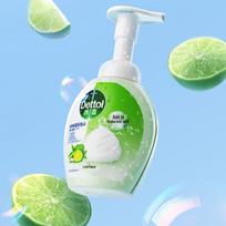 Dettol 99.99% Antibacterial Foaming Hand Wash, Lime Scent