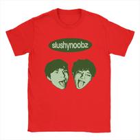 Slushy Noobz T Shirts Men's  Cotton Vintage T-Shirt Crewneck  Tees Short Sleeve Clothing Classic S