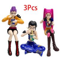 Naujas Anime K-pop Veiksmo Figūrėlės Modelis Žaislas Rumi Mira Zoey Valgo Greitai Paruošiamus Makaronus Ornamentas Kolekcinės Figūrėlės Modelis Žaislas Vaikui Dovana