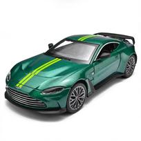 1/24 Aston Martin VI2 VANTAGE Superautomobilis Lydinio Automobilis Diecastai ir Žaisliniai Transporto priemonės Automobilio Modelis Miniatiūrinio Mastelio Modelis Vaikams žalia