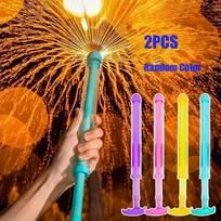 2Pcs Random Color Fireworks Water Gun Toy Romantic Couple Water Gun High Pressure Sprayer Suitable Ideal for Party Games