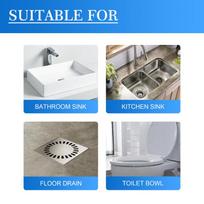 Pipe Dredge Drain Foam Cleaner Kitchen Dredging Agent Deodorant Odor Eliminator Drain Cleaner Prevent Dirt Accumulation one size