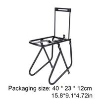 Metal Bike Basket Front Rack Carrier Bike Front Rack Carrier Front Bike Cargo Rack for MTB Road Bicycle
