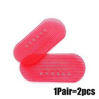 2Pcs Barber Hair Sticker Hair Gripper Hairdressing Tape Hair Holder Hairpin Barber Supplies Accessories Salon Hair Styling Tools raudona