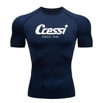 Men Surf Sunscreen Diving Suit Rash Protection T-Shirt Swimsuit Tight Short-Sleeved Swimming Floating UV Protection Diving Suit S