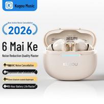 Kugou M61 True Wireless Earbuds with 6-Mic Active Noise Cancellation 2026 Flagship