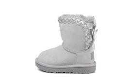 UGG CLASSIC SHORT II Kids' Cotton Boots Children Aged 3 7 Years Old Gray 1103617T-GRV 22