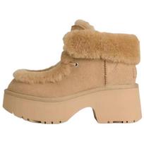 UGG Esmee Suede Thermal Fleece Lined, Fashion Lace Up Snow Boots Women's Mustard Seed 1171532-MDSD 37